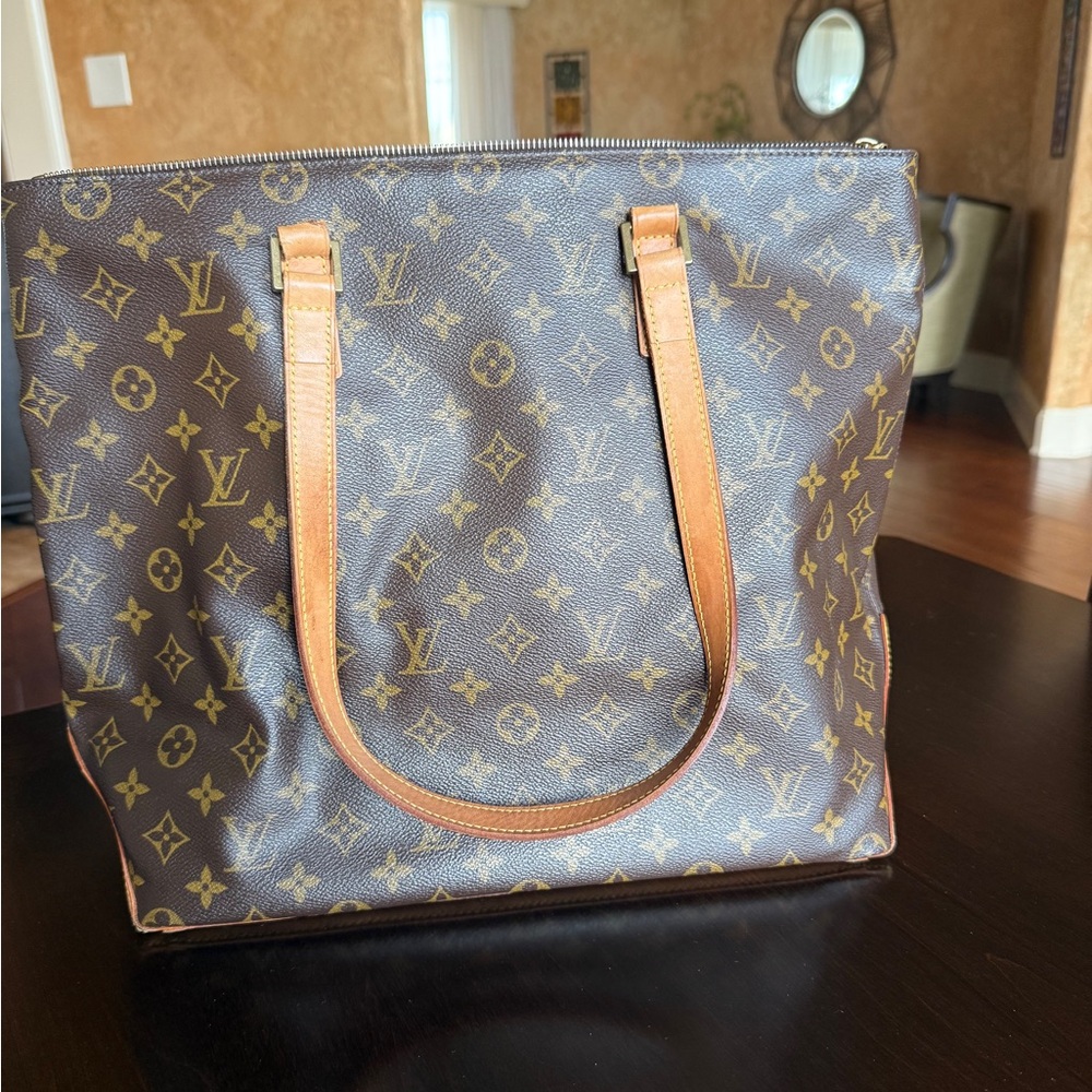 Louis Vuitton Monogram Brown Tote - Cabasmezzo